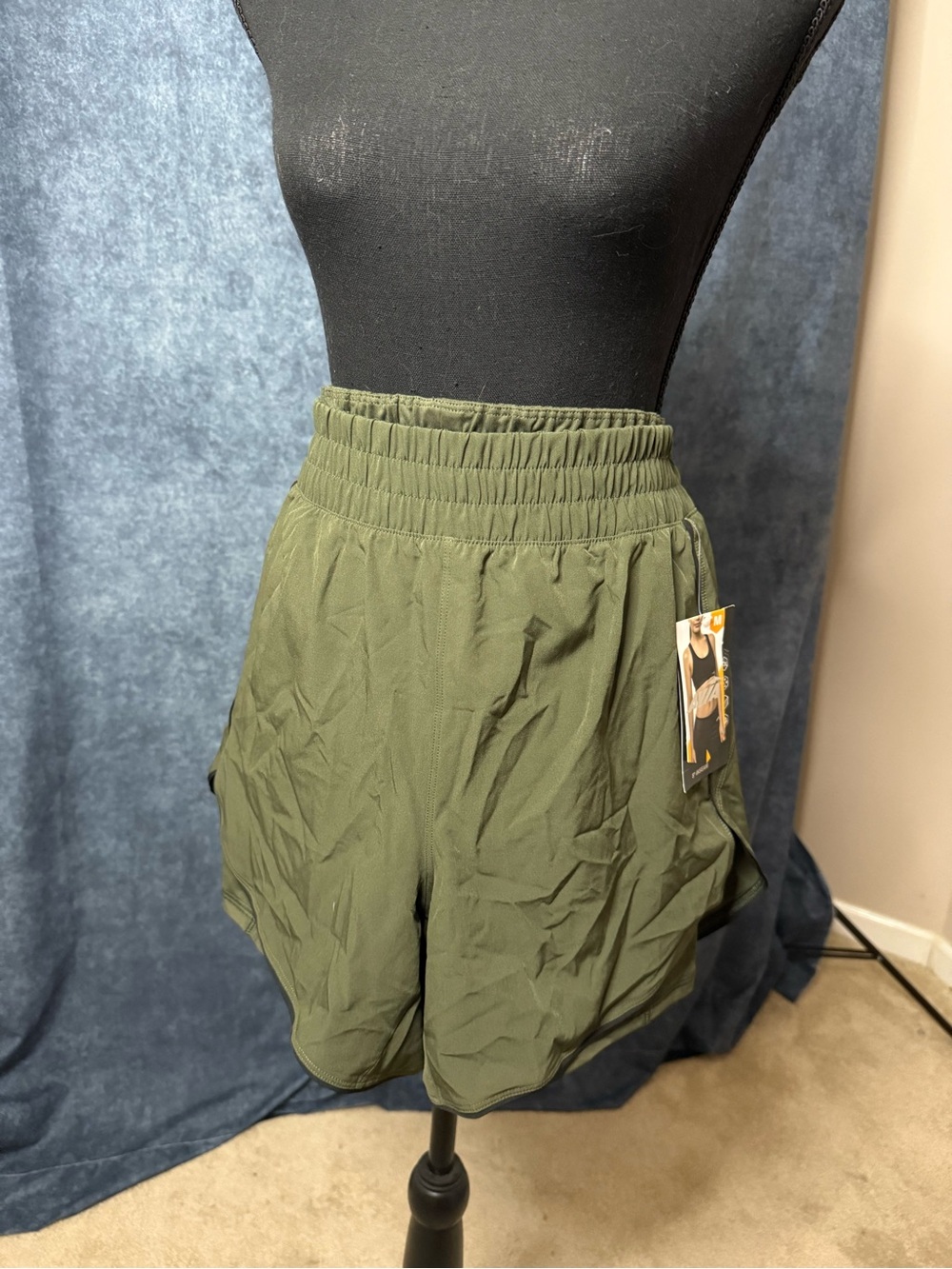 Avia Olive Green Women's Athletic Shorts